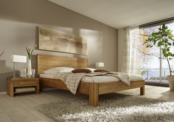 Bettrahmen f�r Wasserbetten Modell EasySleep Eiche geoelt
