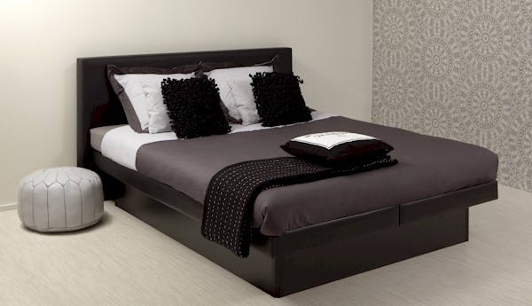 Kopfteil fr Wasserbett Modell SANTO mit Wasserbett SMILE.