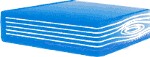 Wasserbetten F5 Softside Wasserbettmatratze.