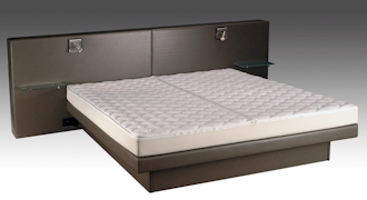 Split Auflage fr Wasserbett mit abnehmbarem Oberteil
